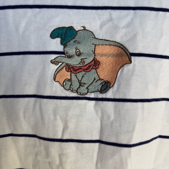 Disney Parks DUMBO striped T shirt ladies Large - Picture 2 of 9